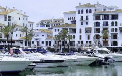POPULÁRNÍ OBLASTI NA COSTA DE SOL VE ŠPANĚLSKU.