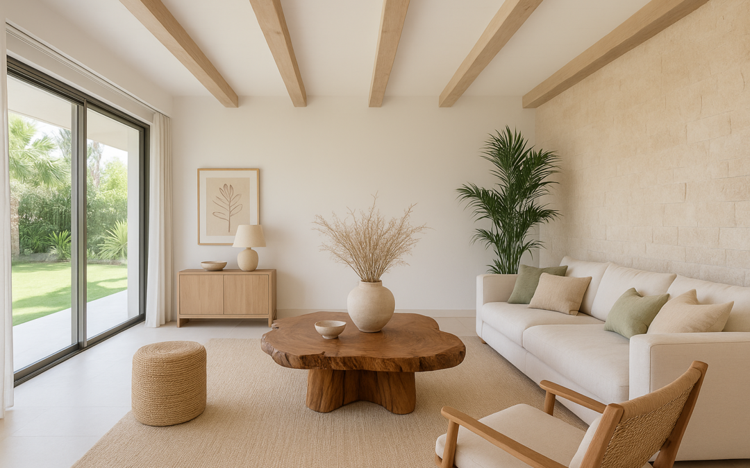 Design interiéru v přírodním stylu v Marbelle